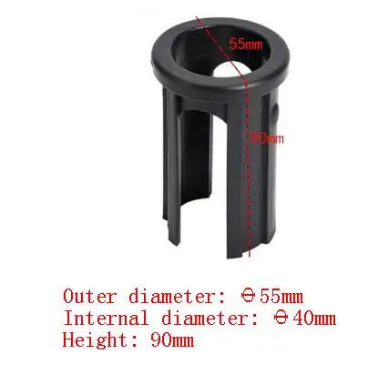 Fitness Equipment Accessories PE Hollow Plastic Sleeve Metal Pipe Sliding Sleeve Isolation Sleeve Hollow Bushing Liner Bushing