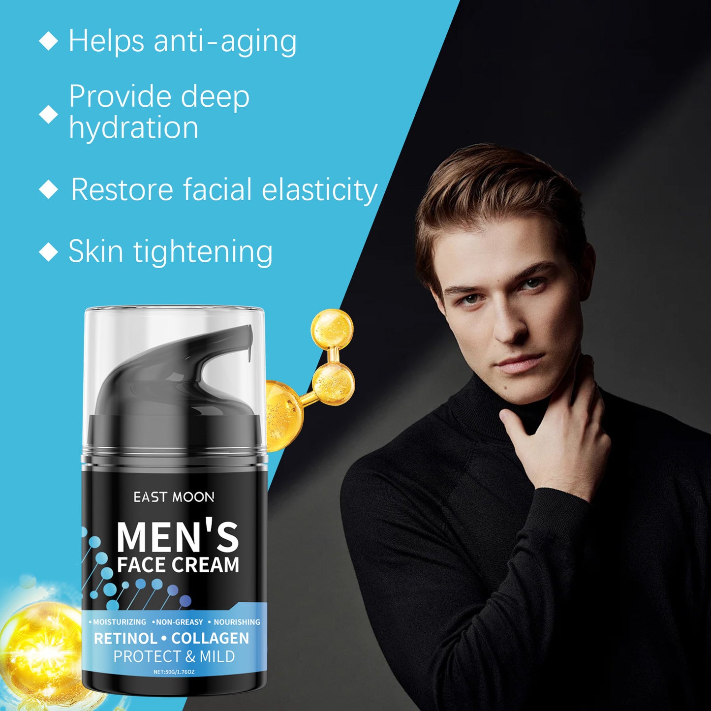 Men Moisturizing Nourishing Facial Skin Hydrating Skin Care Cream
