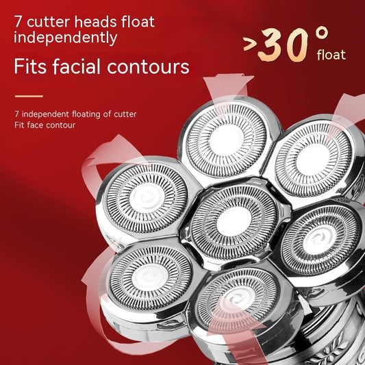 Alloy Body Compact Cutter Head Fully Washable Veneer Floating USB Shaver