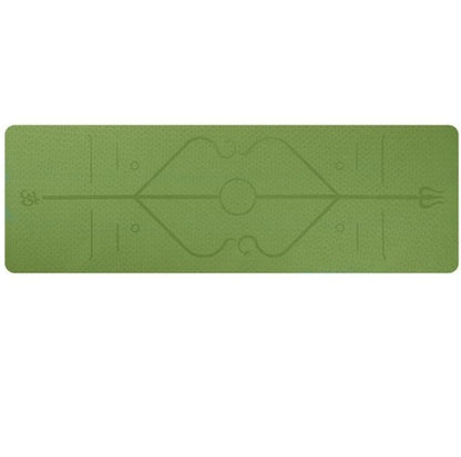 Non-Slip Position Line Yoga Mat