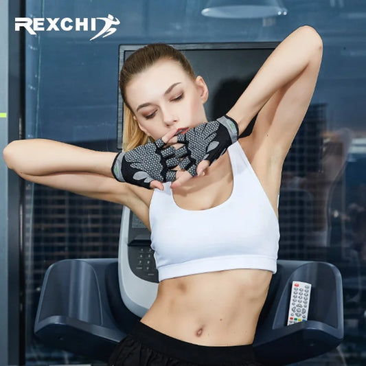 REXCHI XG07 New Fashion Sport Gloves Gym Lifting Workout Fitness Weight Lifting Gloves Gym for Men and Women Gloves Gym Lifting