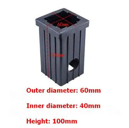 Fitness Equipment Accessories PE Hollow Plastic Sleeve Metal Pipe Sliding Sleeve Isolation Sleeve Hollow Bushing  Liner Bushing