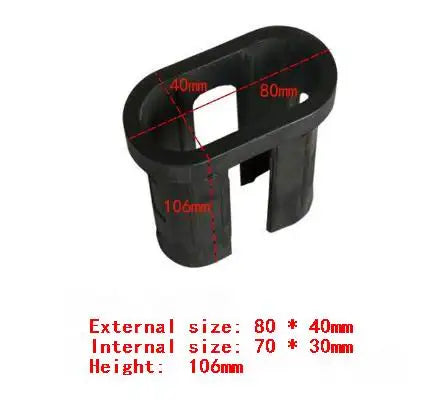 Fitness Equipment Accessories PE Hollow Plastic Sleeve Metal Pipe Sliding Sleeve Isolation Sleeve Hollow Bushing  Liner Bushing